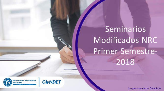 Seminarios Modificados NRC Primer Semestre-2018